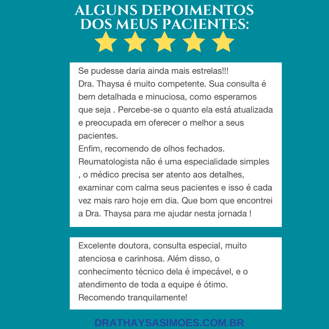 Copia de Alguns depoimentos dos meus pacientes 1 Reumatologista,reumatologia,reumatismo